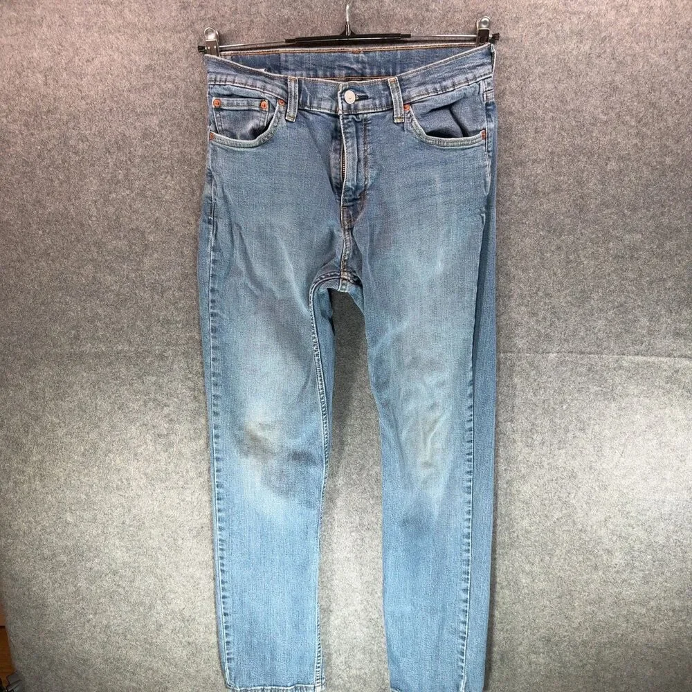 Levi's 511 Slim Jeans Light Wash Faded Denim 32x32